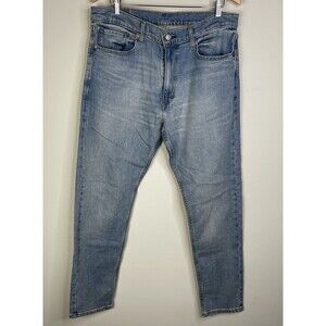 Levi's 512 Slim Fit Tapered Leg Stretch Jeans Mens Size Light Blue 36X31.5